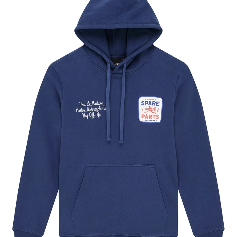 Mudflap Hoodie Mechanic Blue