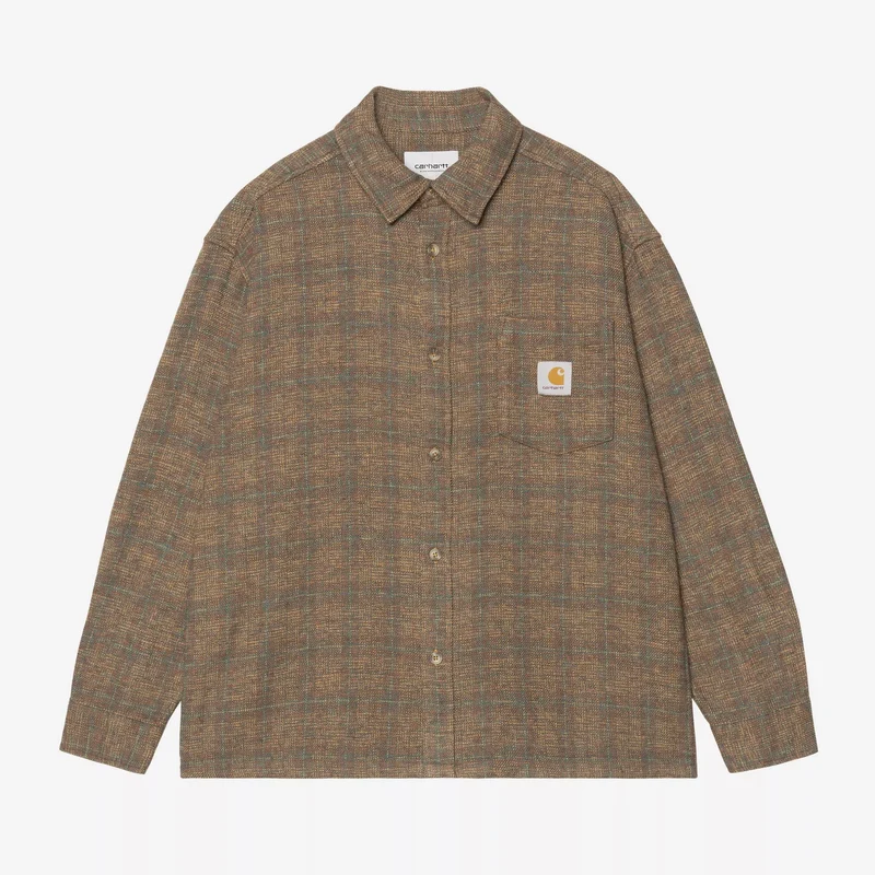 L/S Bagley Shirt Hamilton Brown