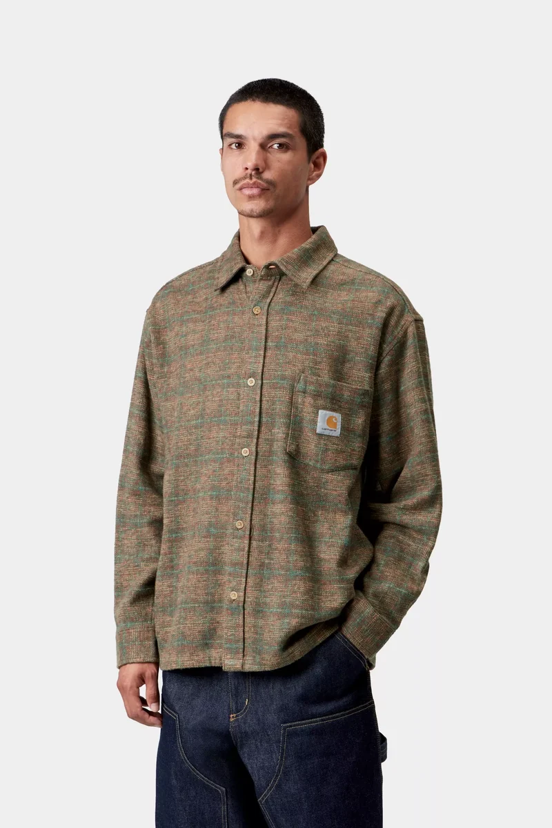 L/S Bagley Shirt Hamilton Brown