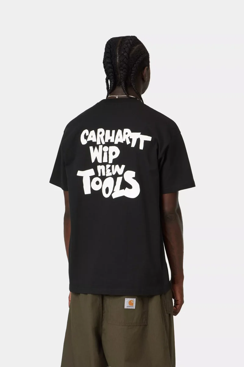 S/S Cutout T-Shirt Black