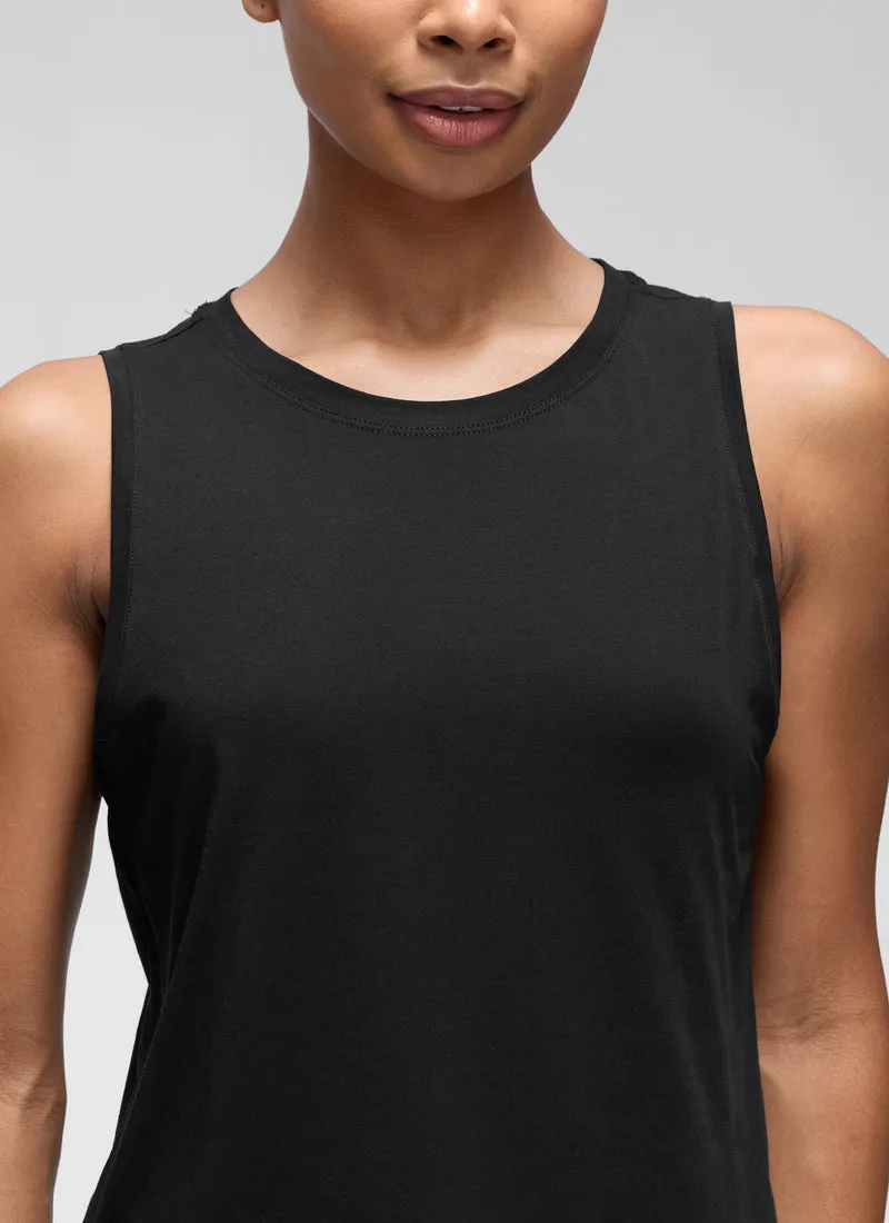 Pima Cotton Crop Round Neck Tank
