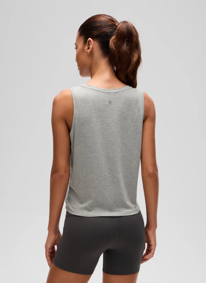 Pima Cotton Crop Round Neck Tank