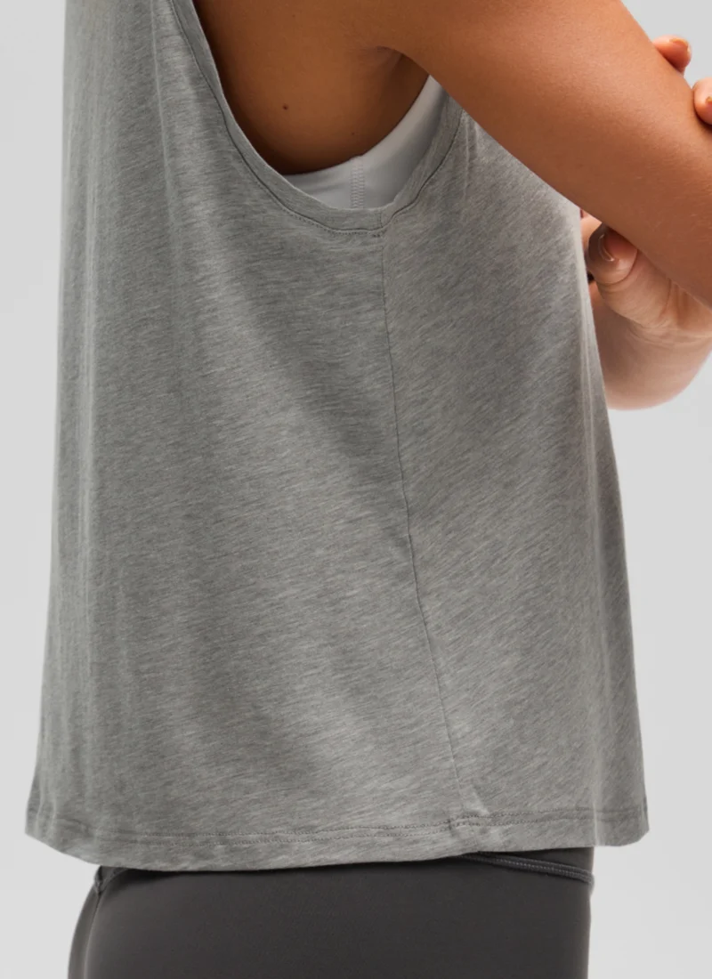Pima Cotton Crop Round Neck Tank