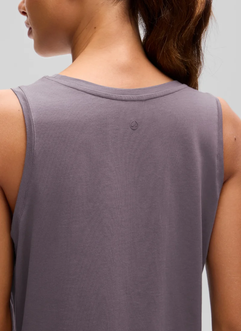 Pima Cotton Crop Round Neck Tank
