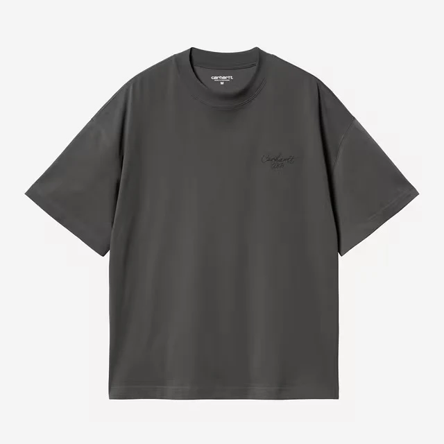S/S Signature Script T-Shirt Graphite