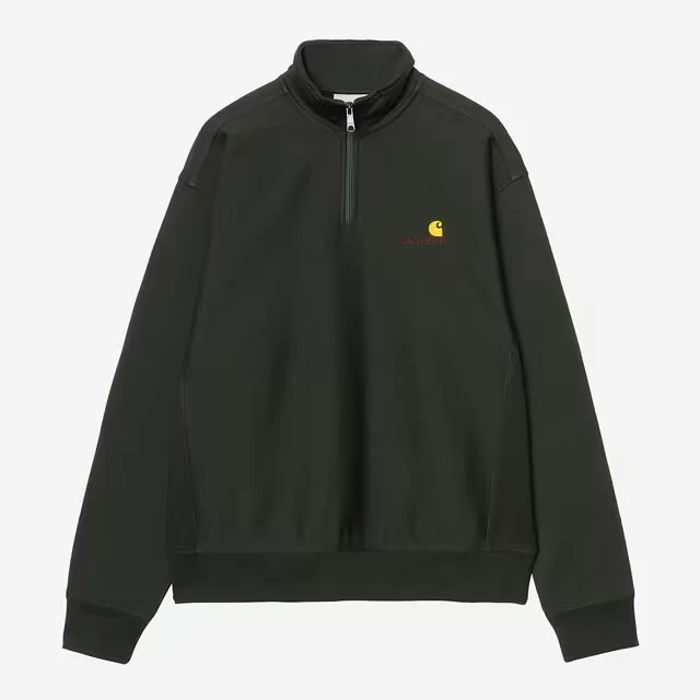 Half Zip American Script Sweat Raven