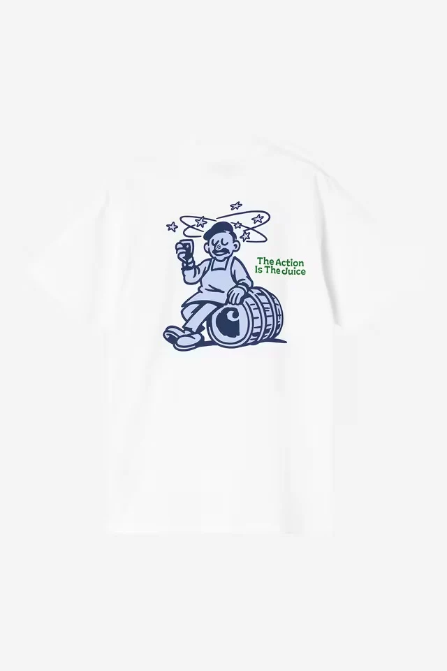 S/S Grape Picker T-Shirt White