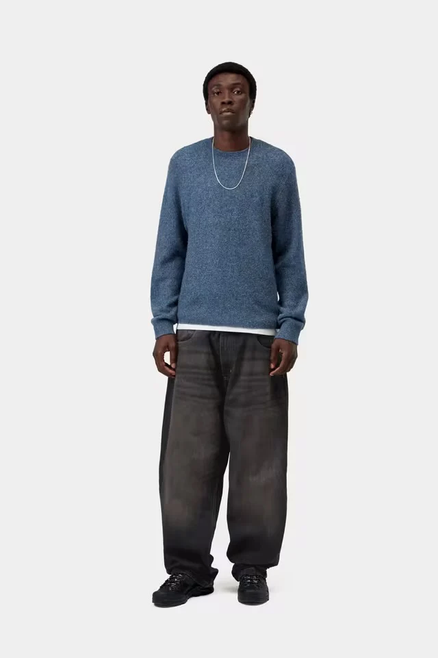 Brandon Pant Black Tobacco Used Wash