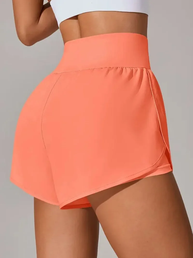Short actif taille haute à poches