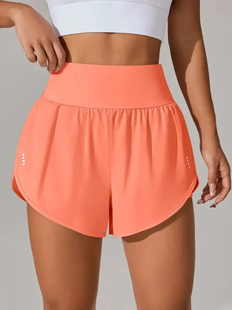 Short actif taille haute à poches