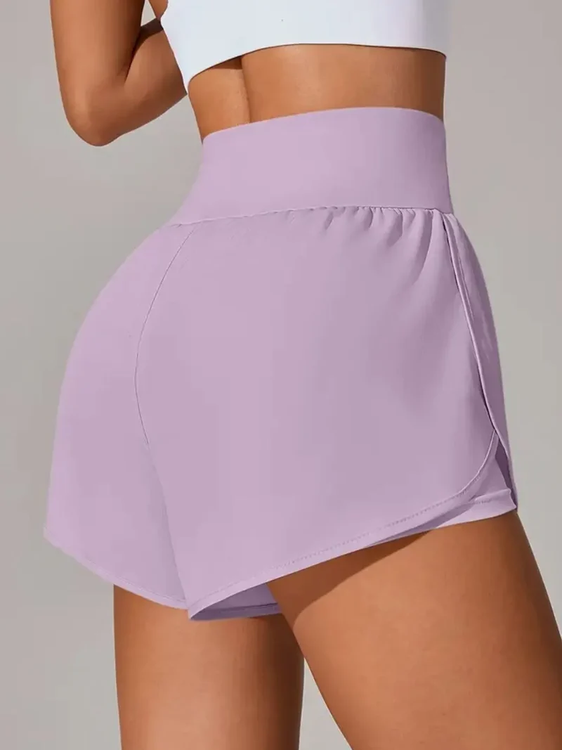 Short actif taille haute à poches
