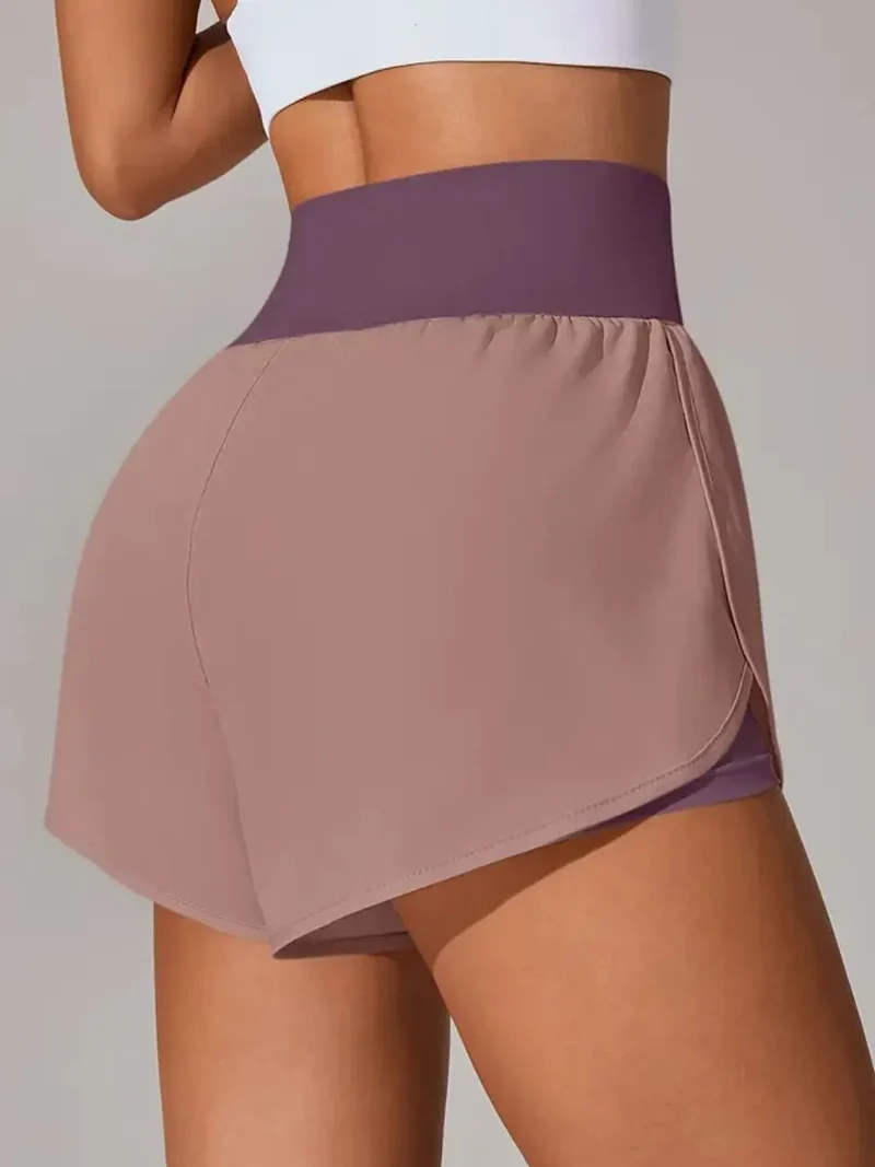 Short actif taille haute à poches