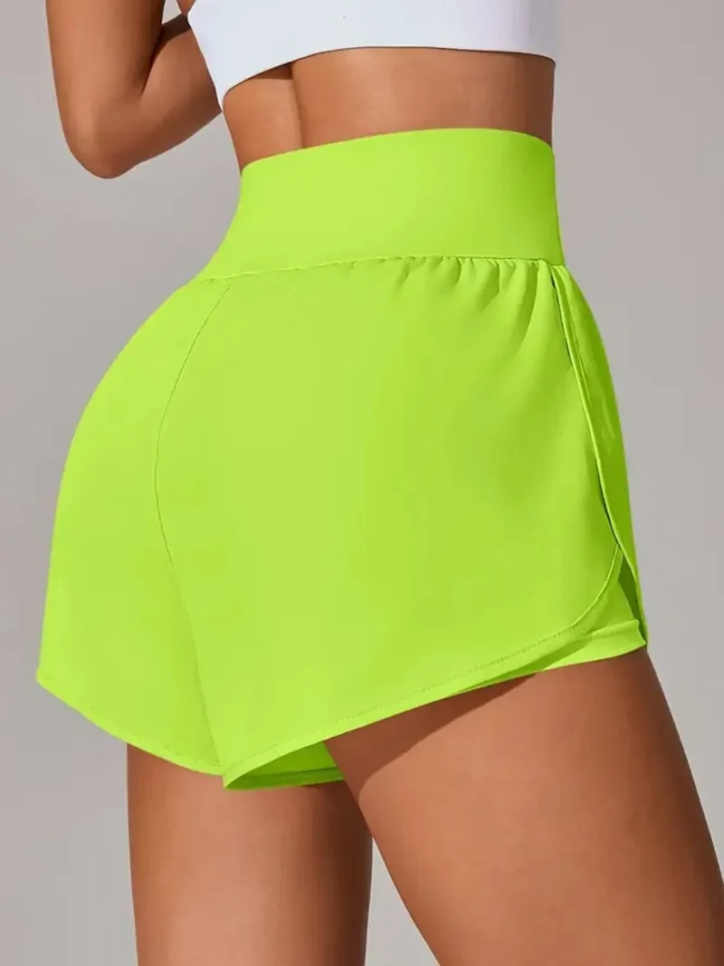 Short actif taille haute à poches