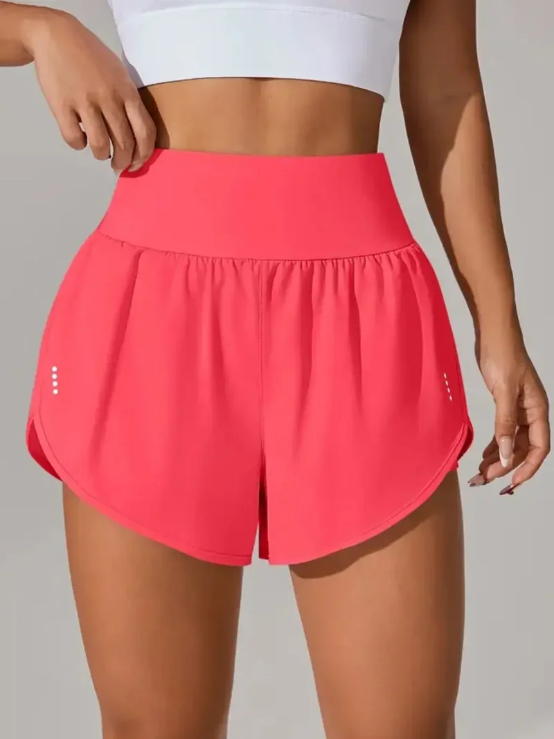 Short actif taille haute à poches