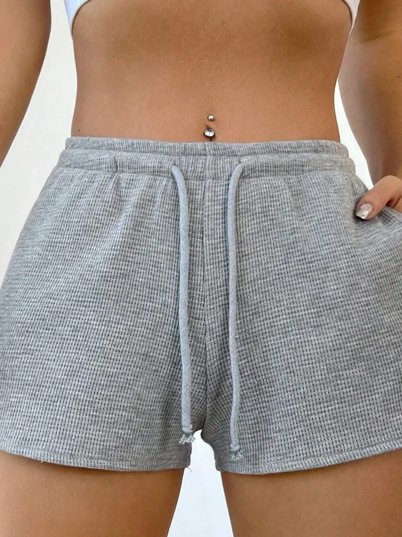 Short à cordon de serrage avec poches
