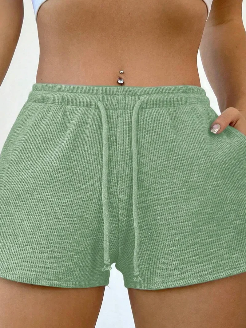Short à cordon de serrage avec poches