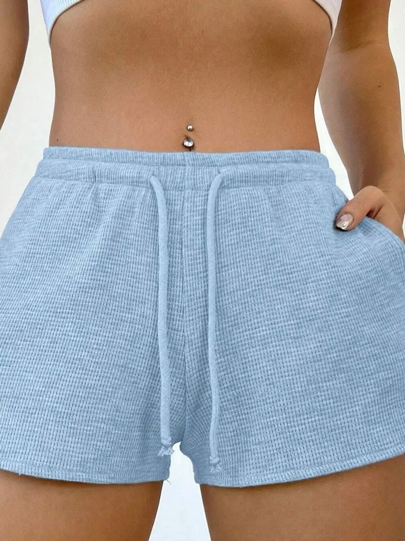 Short à cordon de serrage avec poches