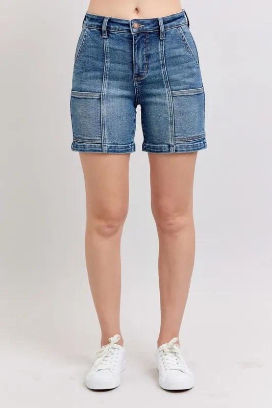 Short en jean taille haute Judy Blue grande taille