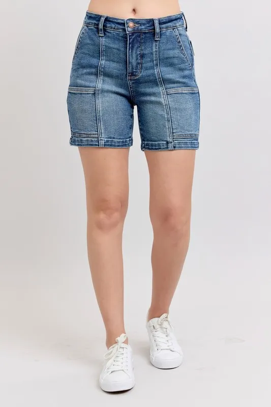 Short en jean taille haute Judy Blue grande taille