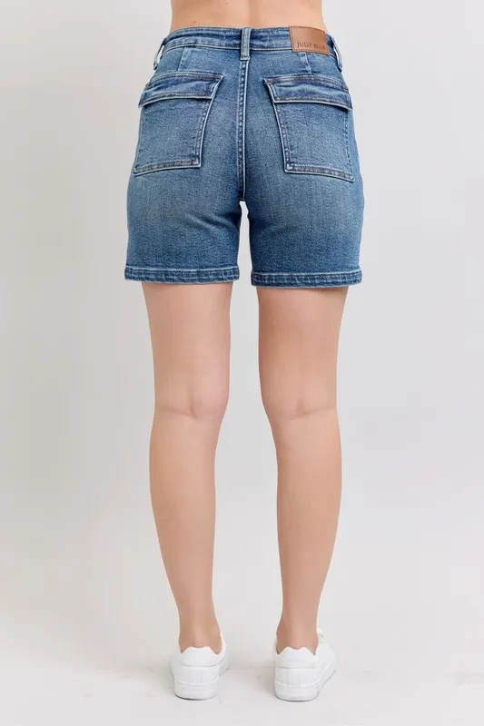 Short en jean taille haute Judy Blue grande taille