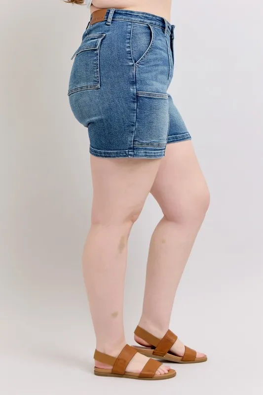 Short en jean taille haute Judy Blue grande taille