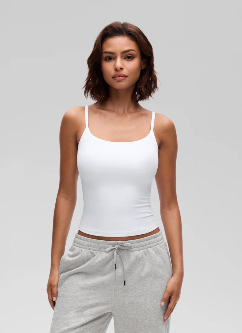 Softembrace Double Lined Scoop Neck Tank