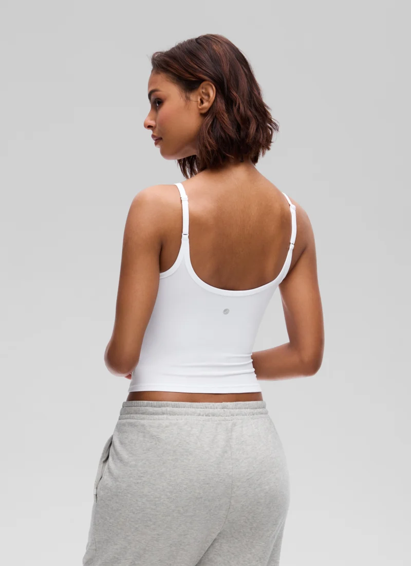 Softembrace Double Lined Scoop Neck Tank