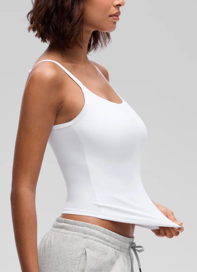 Softembrace Double Lined Scoop Neck Tank