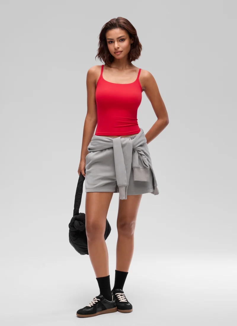 Softembrace Double Lined Scoop Neck Tank