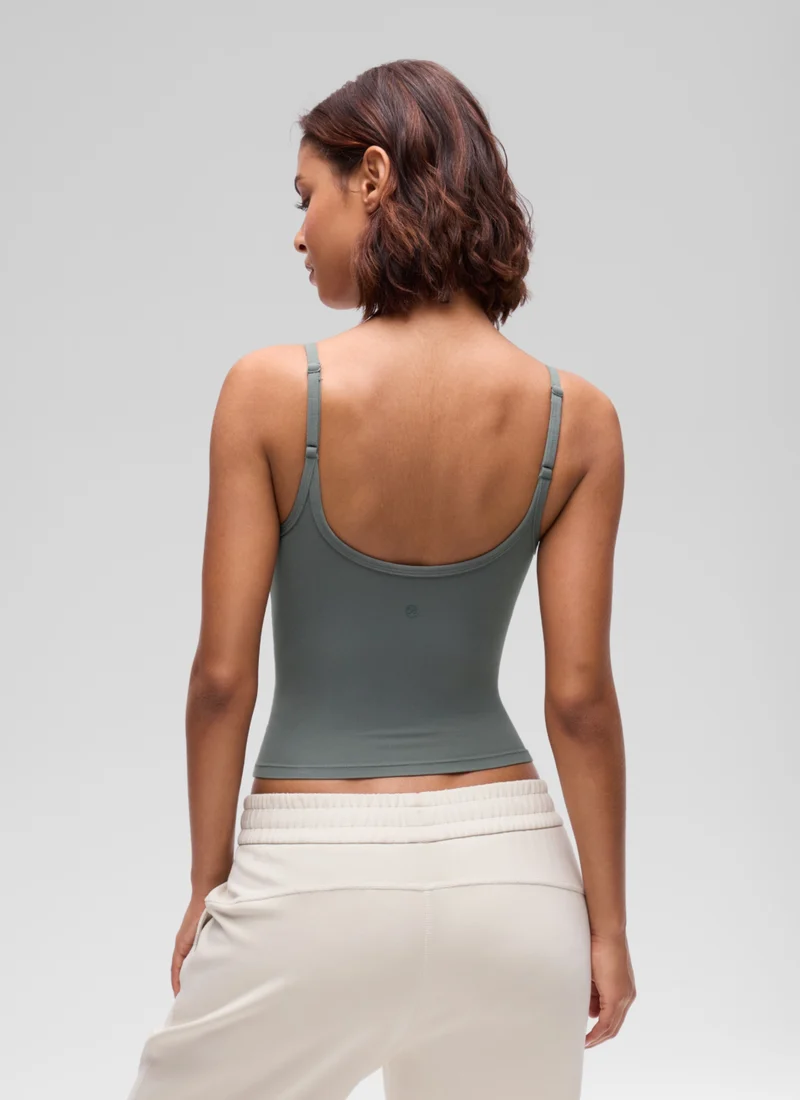 Softembrace Double Lined Scoop Neck Tank