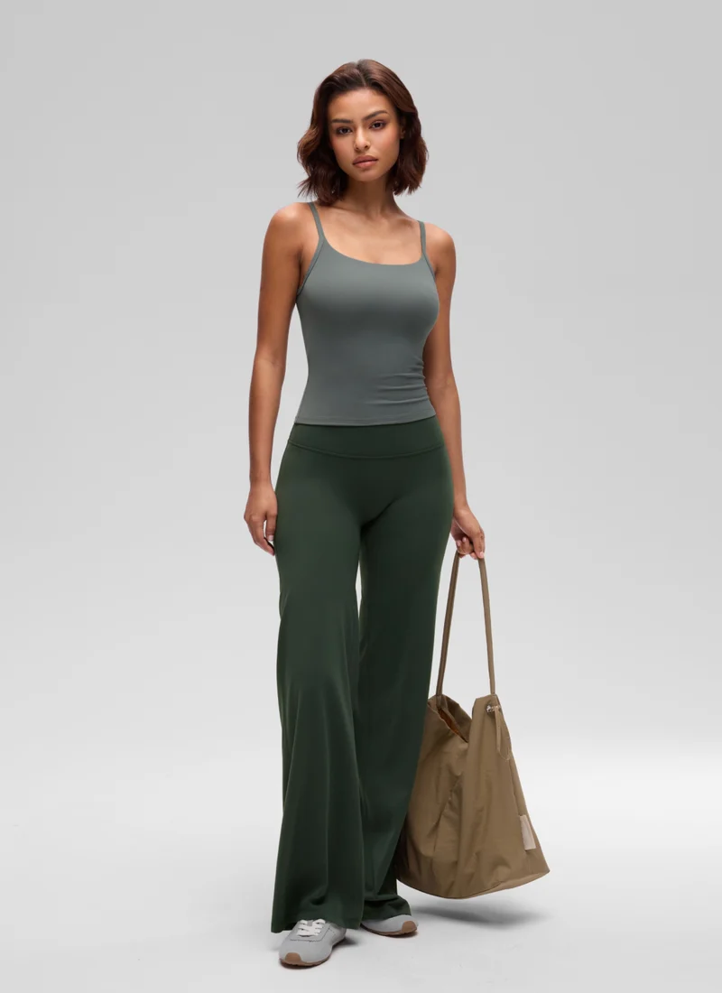 Softembrace Double Lined Scoop Neck Tank