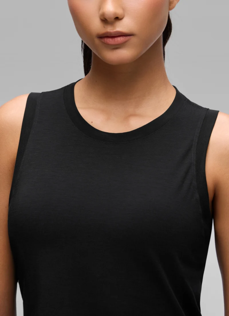 Quick Dry Crop Racerback Tank