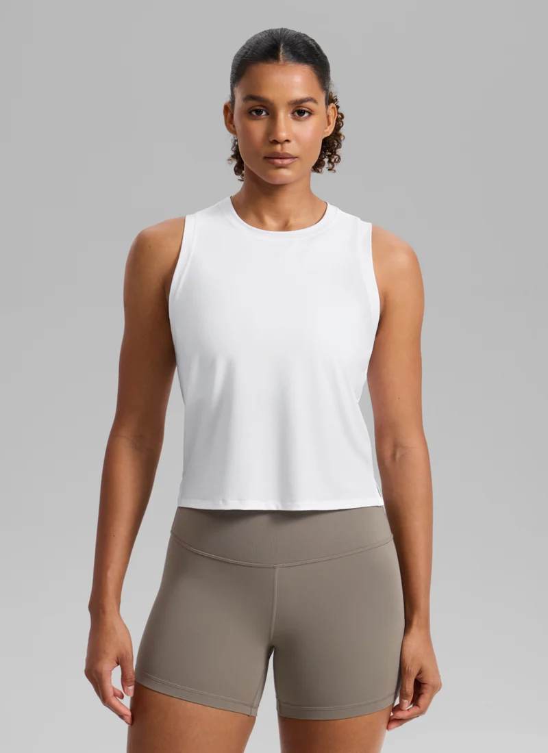 Quick Dry Crop Racerback Tank