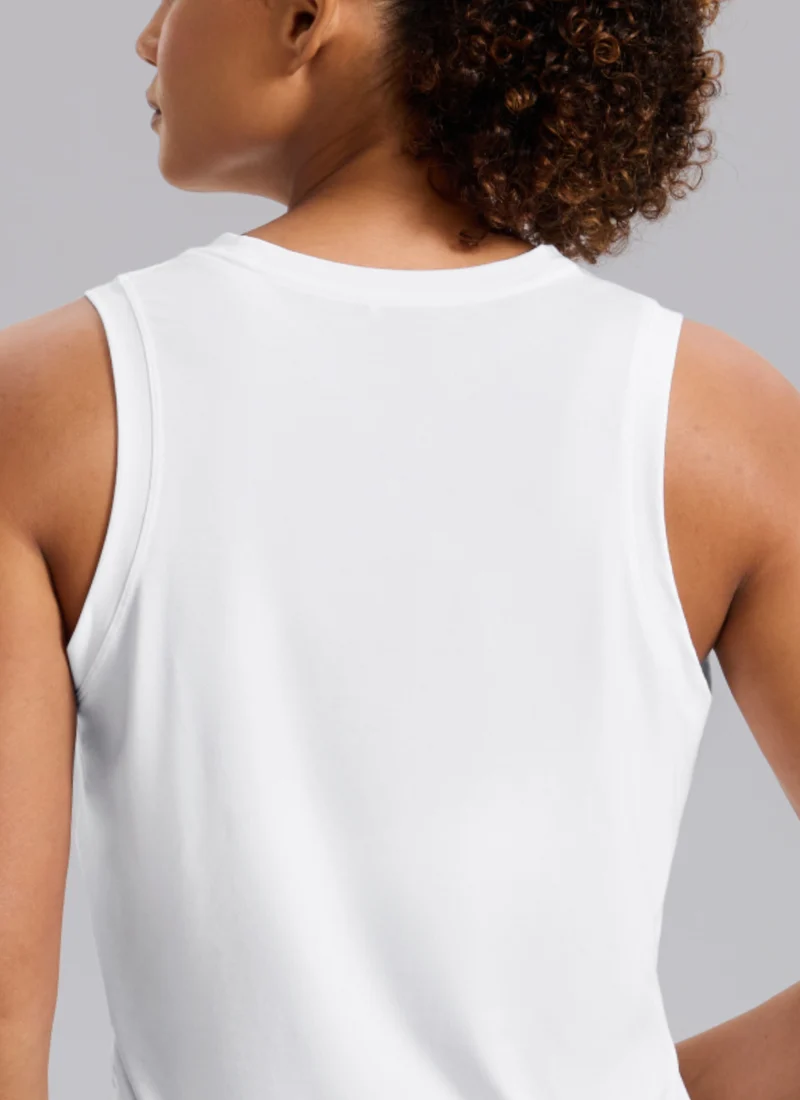 Quick Dry Crop Racerback Tank
