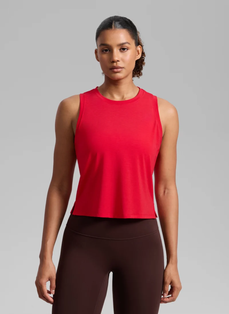 Quick Dry Crop Racerback Tank