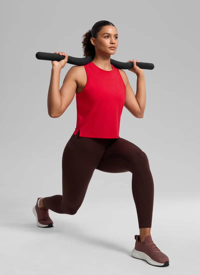 Quick Dry Crop Racerback Tank