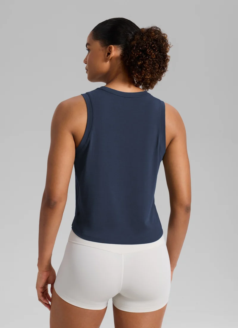 Quick Dry Crop Racerback Tank