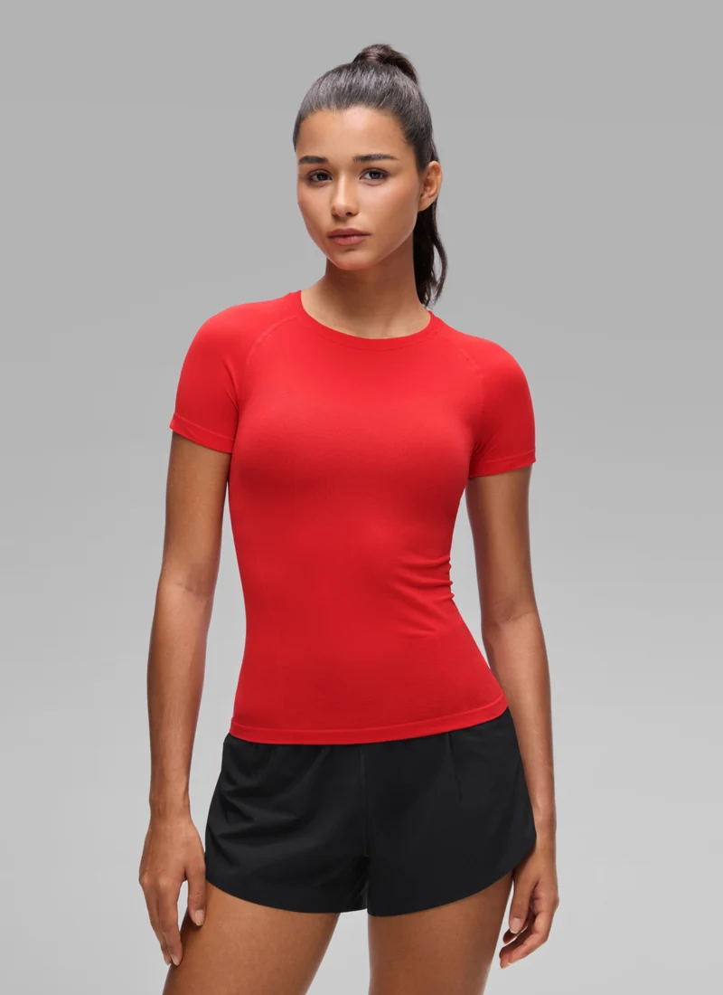 Flex Seamless Fitted Crewneck Short Sleeve