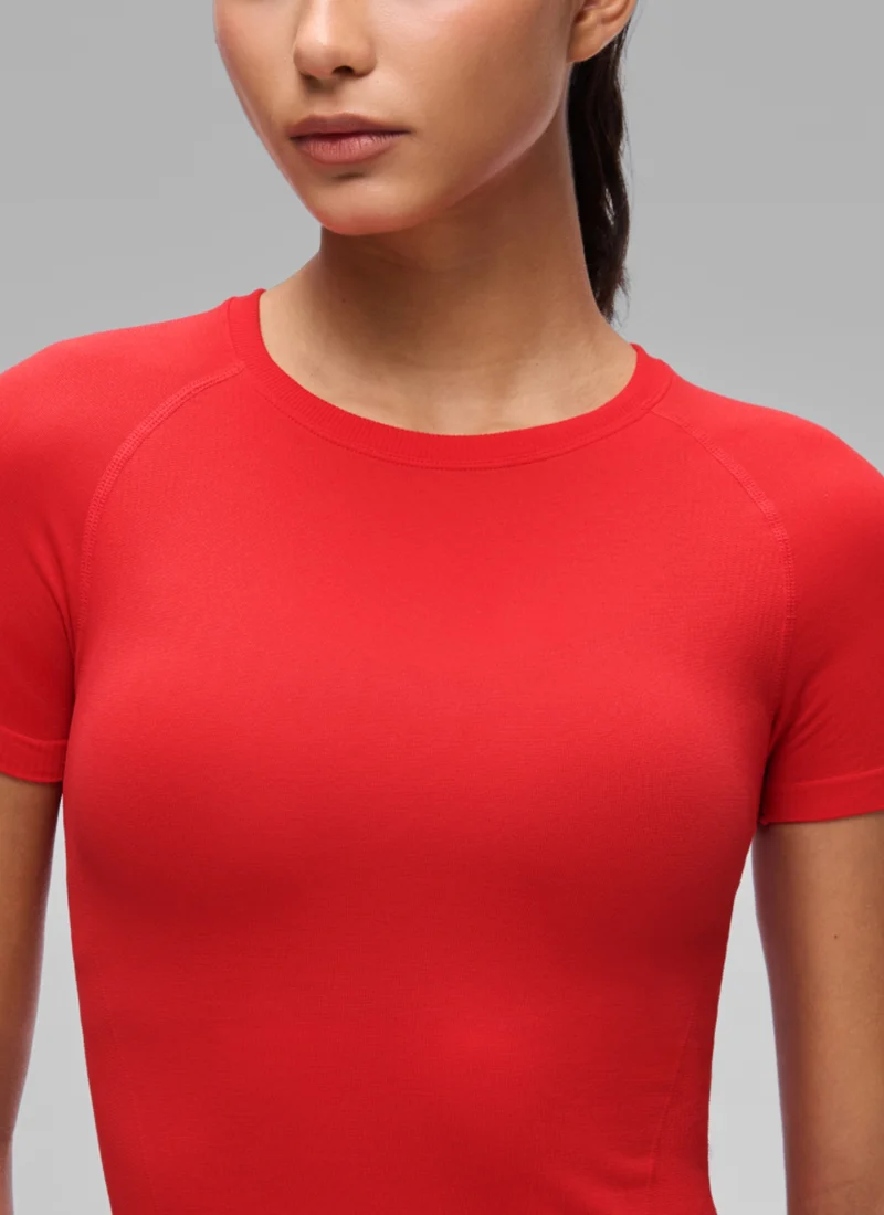 Flex Seamless Fitted Crewneck Short Sleeve