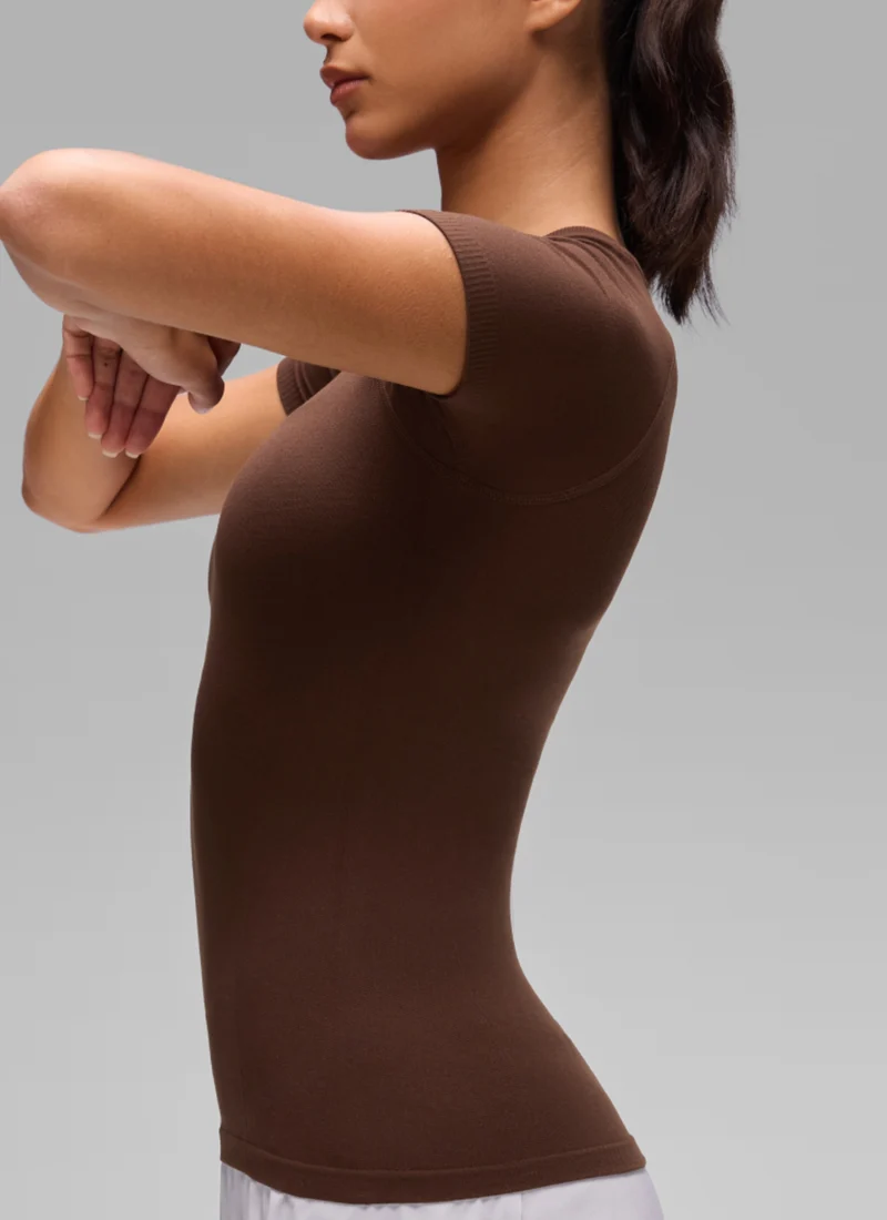 Flex Seamless Fitted Crewneck Short Sleeve