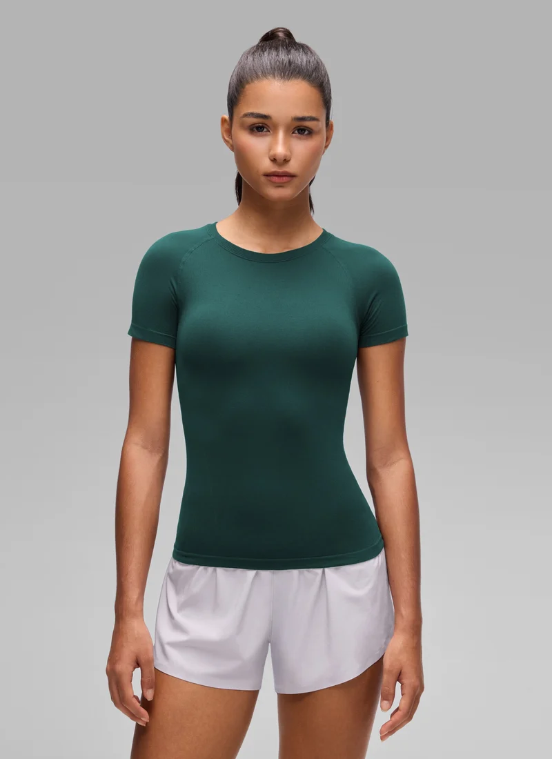 Flex Seamless Fitted Crewneck Short Sleeve
