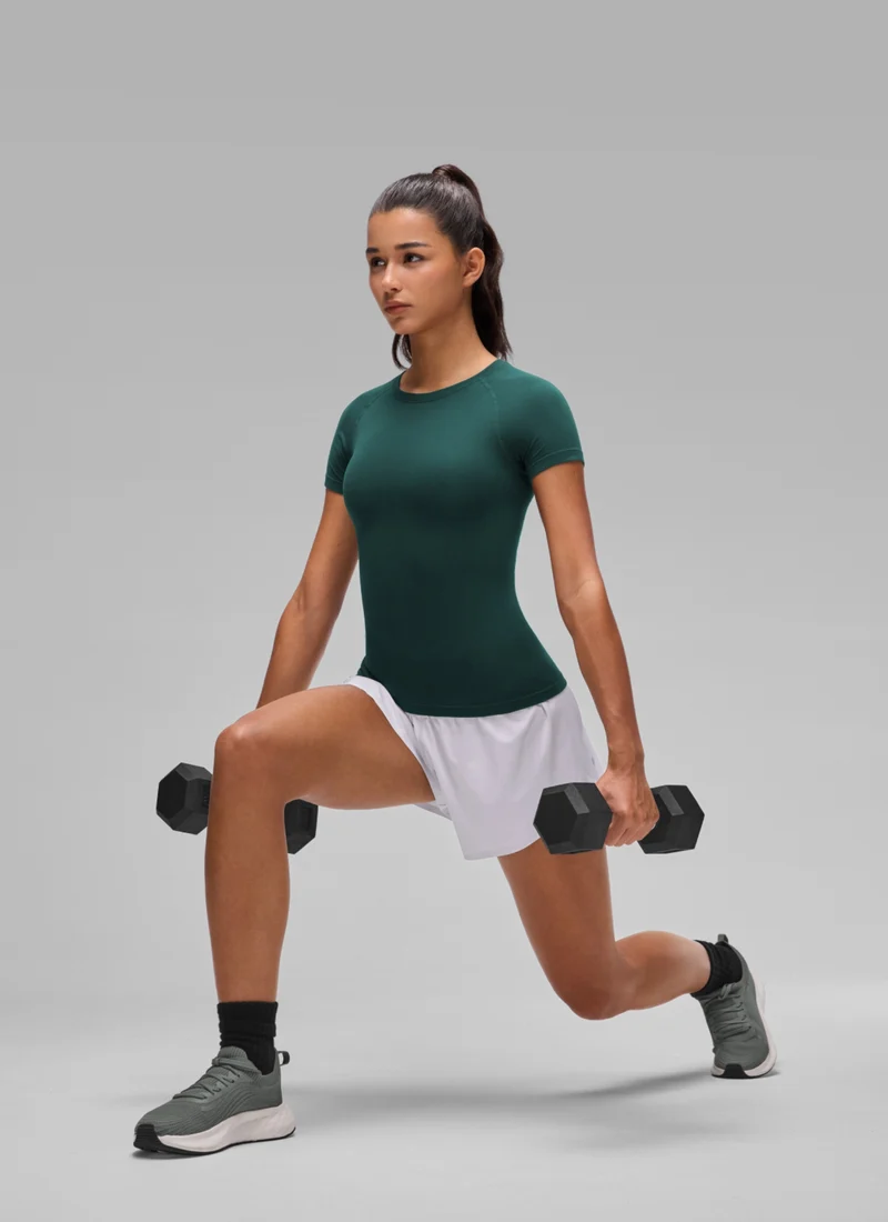 Flex Seamless Fitted Crewneck Short Sleeve