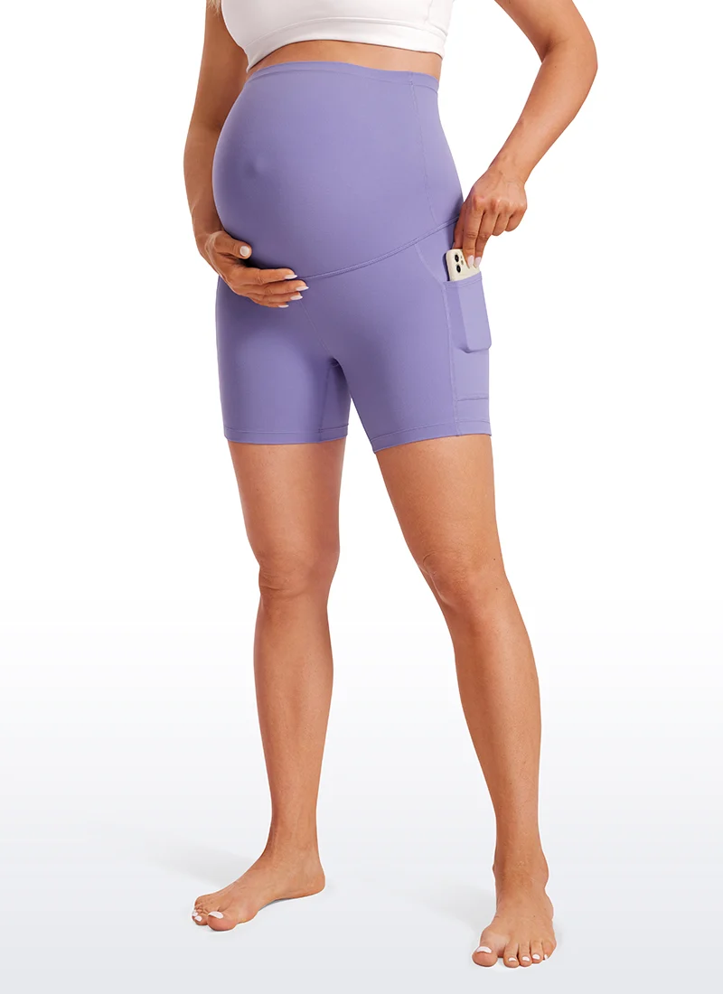 Butterluxe Maternity Pocket Shorts 5''