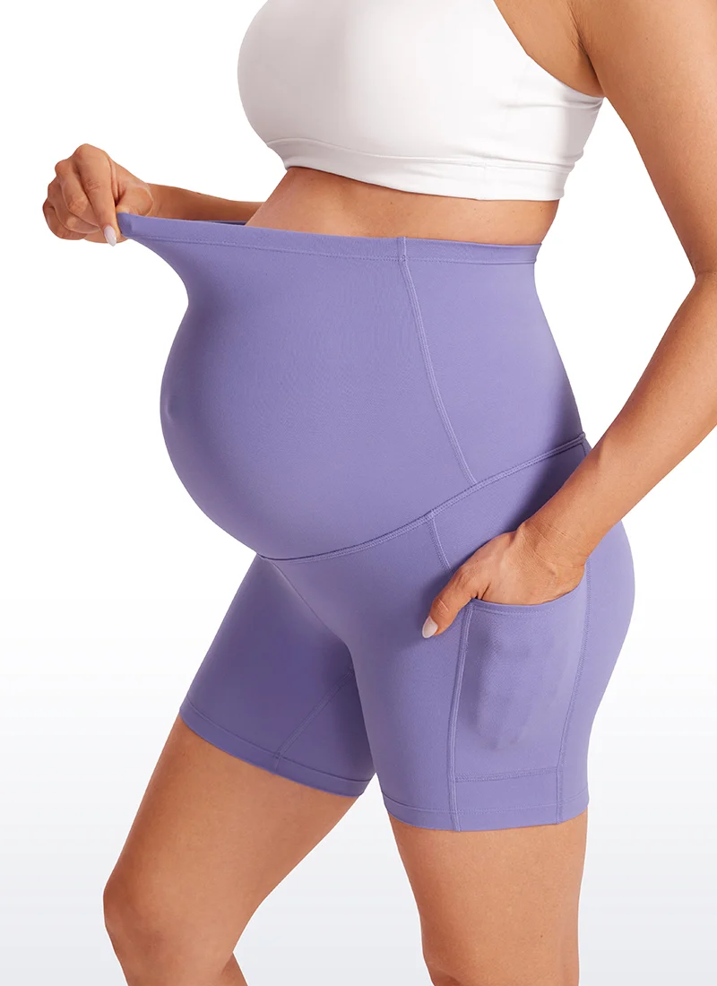 Butterluxe Maternity Pocket Shorts 5''