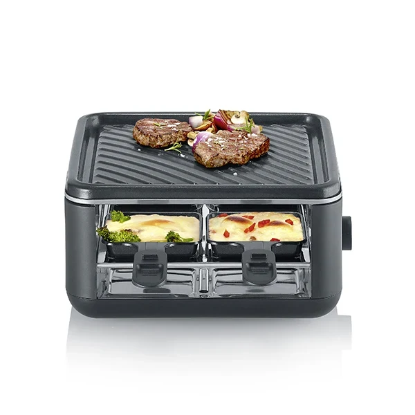 Appareil à raclette 4 personnes avec mini-grill RG 2360 800 W Severin
