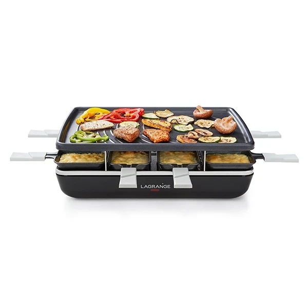 Appareil à raclette Elément gris noir 1200 W Lagrange