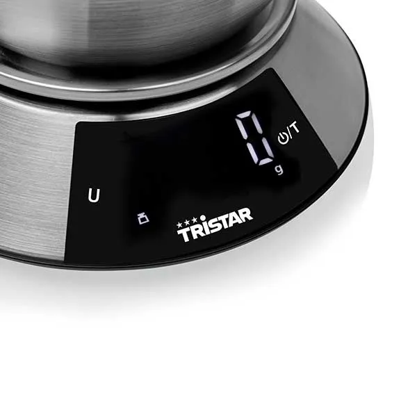 Balance de cuisine en inox 5 kg 2 L Tristar