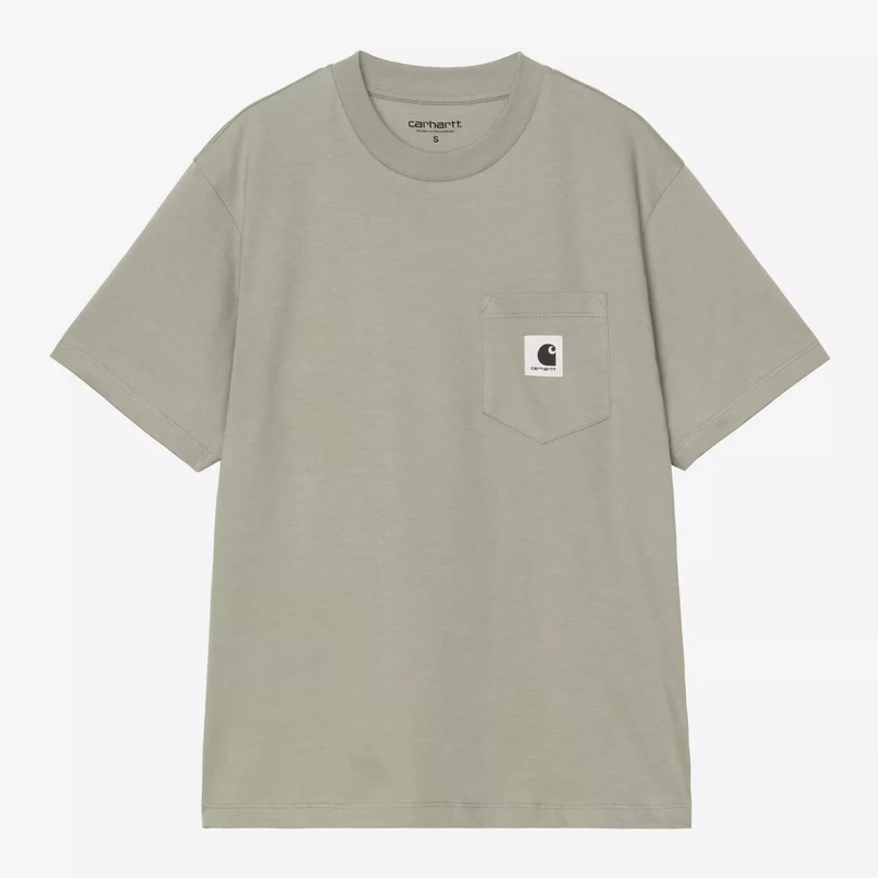 W S/S Pocket T-Shirt Shady Green