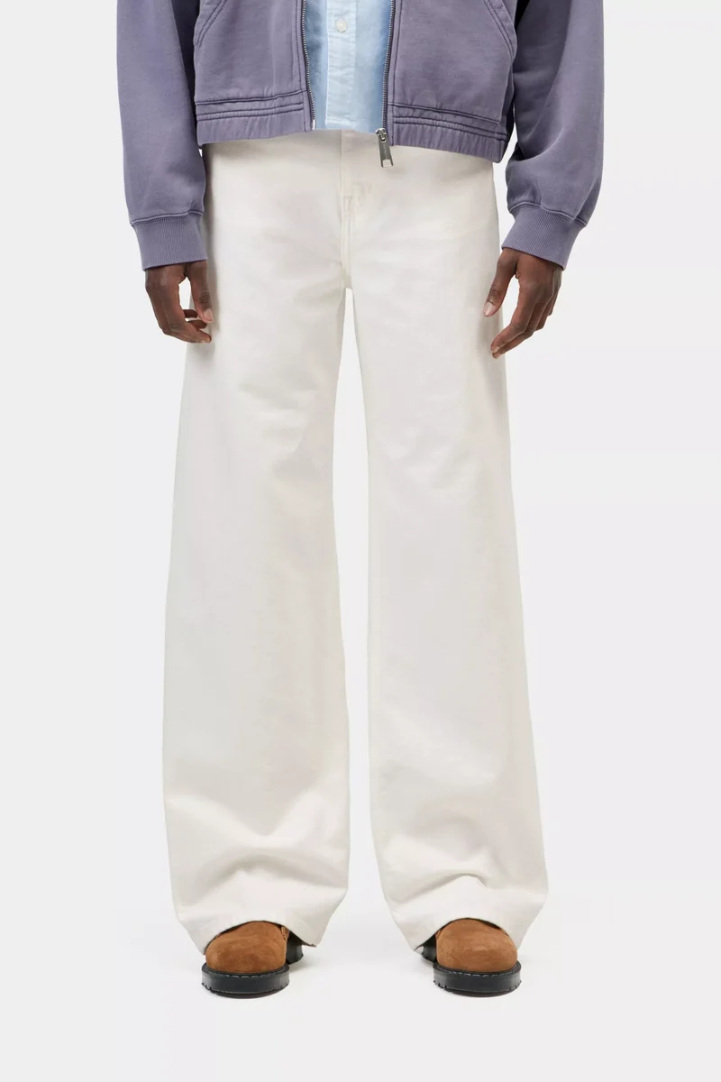 W Jane Pant White Rinsed