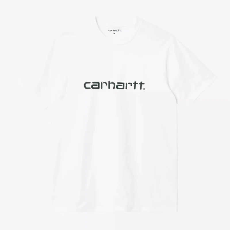S/S Script T-Shirt White